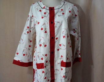 Pleetway Pajamas Valentines Pajamas Balloon Pleat Mens PJs