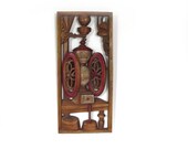 Coffee Grinder Wall Hanging Vintage 70s Burwood Wall Hanging