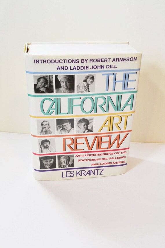 California Art Review Hardcover 1st Edition An Illustrated Survey Of The State S Museums Galleries And Leading Artists Les Krantz - 