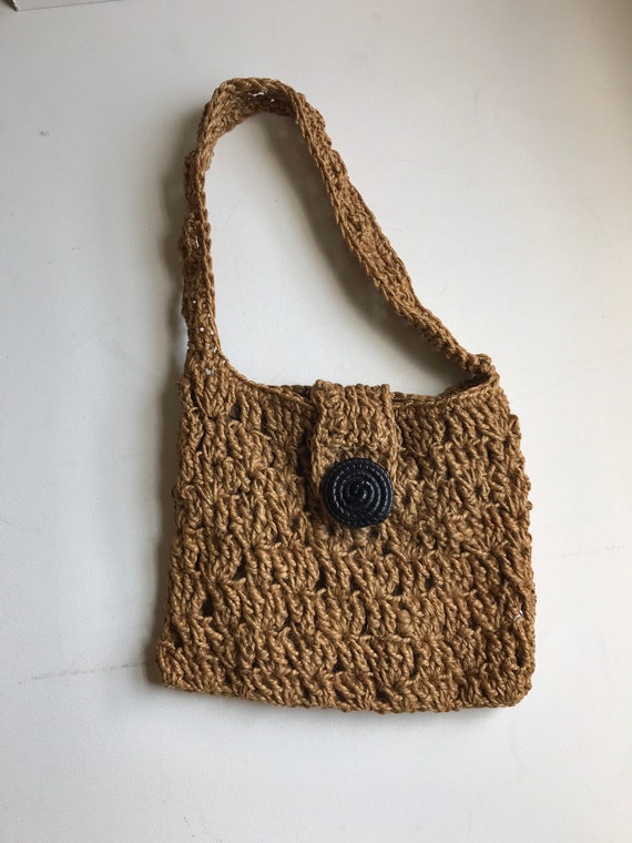 70s macrame bag - Gem