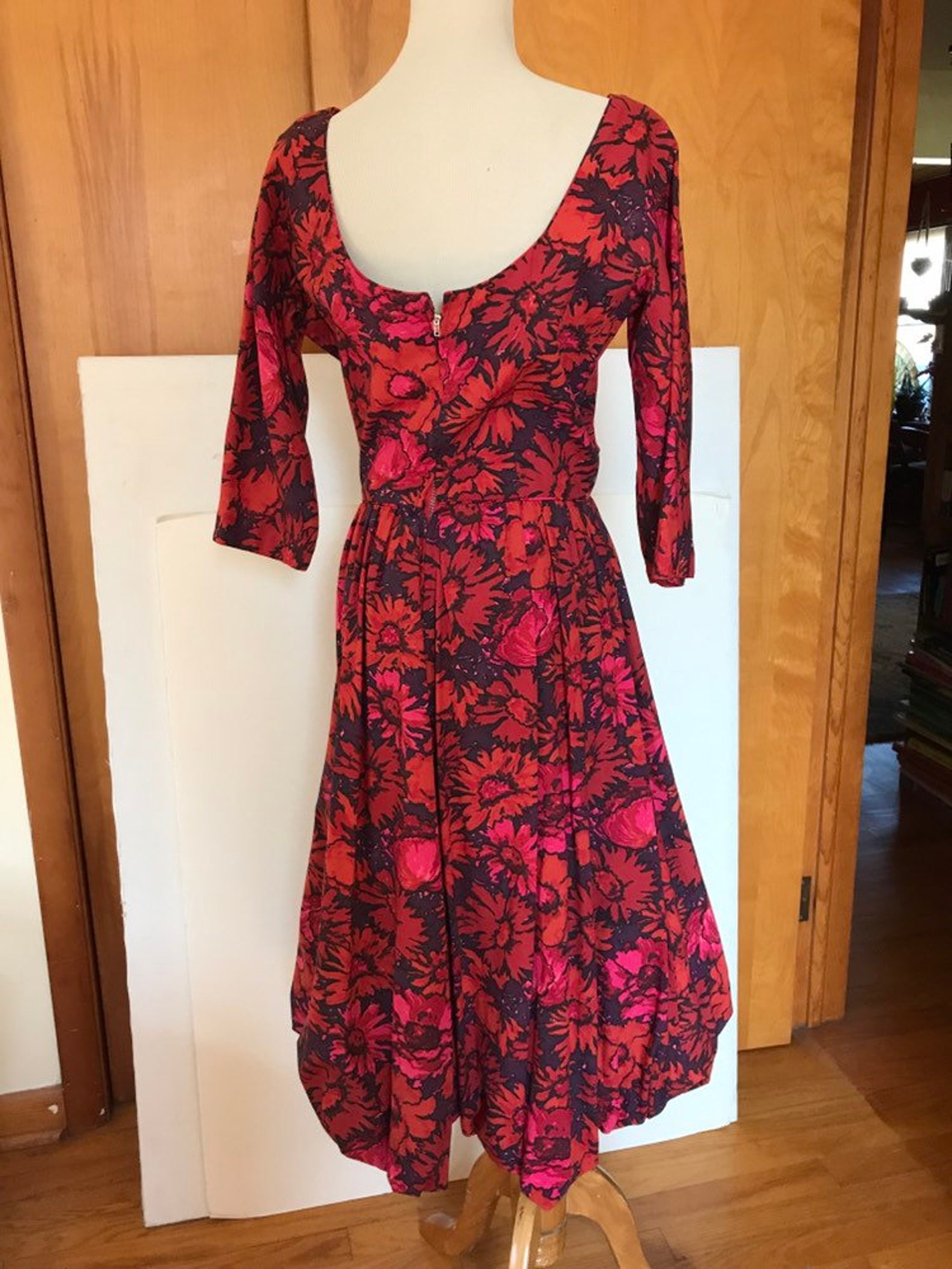 50s Jerry Gilden Spectator Dress - Etsy