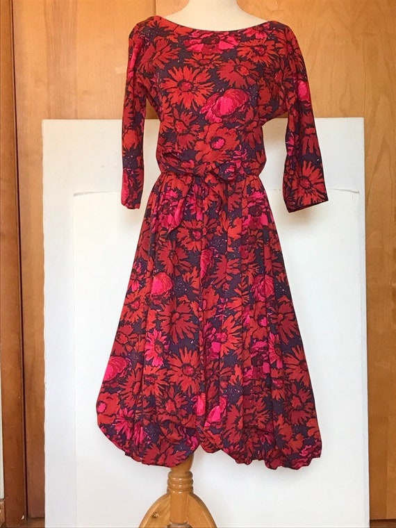 50s Jerry Gilden Spectator Dress - image 1