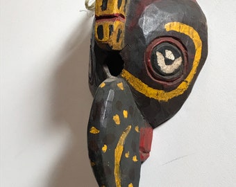 Ethnic Mask Bird Mask Carved Wood Mask