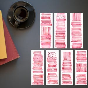 Book lover gift, Coquette  Bookmark Png Coquette Bookmarks Digital Printable Png Aesthetic Bookish File Book Lover Png Printable Bookmarks