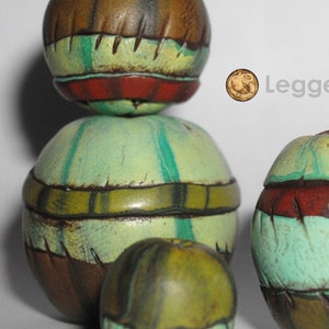 Polymer Clay Tutorial "African Pumpkin's" Bead