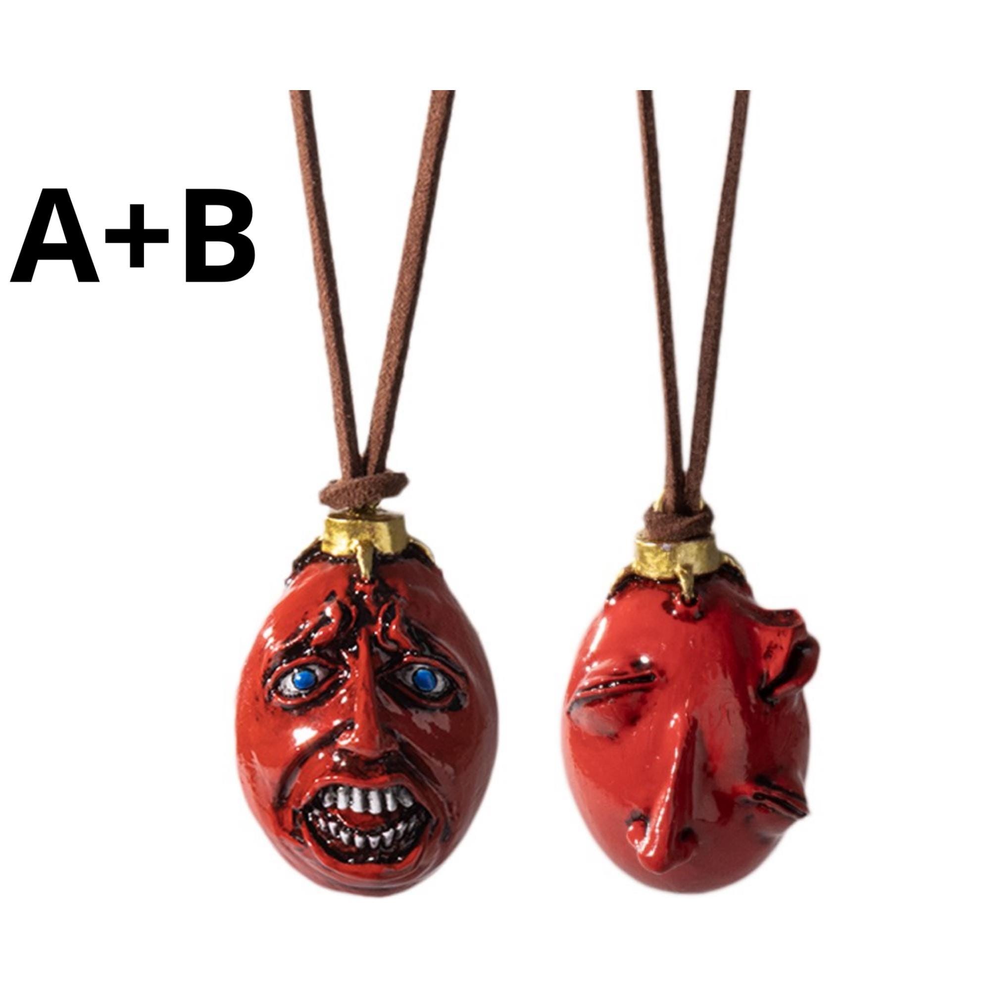 TUANTUAN Collier Berserk – Behelit Griffith – Oeuf Du Roi – 4x3 Cm – Résine – Cosplay Et Collection