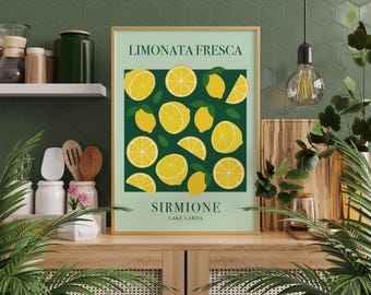 Sirmione, Lake Garda, Italy print poster limonata fresca