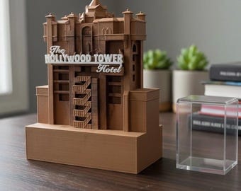 Hollywood Tower Hotel Miniatur - Disneys Tower of Schreckens inspiriertes Sammlerstück