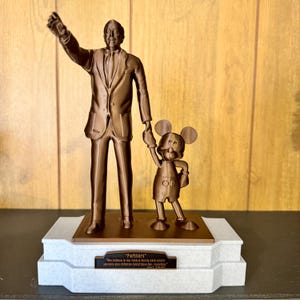 Walt Disney & Mickey Mouse Partners Statue – Iconic Disney Collectible
