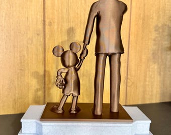 Walt Disney & Mickey Mouse Partners Statue – Iconic Disney