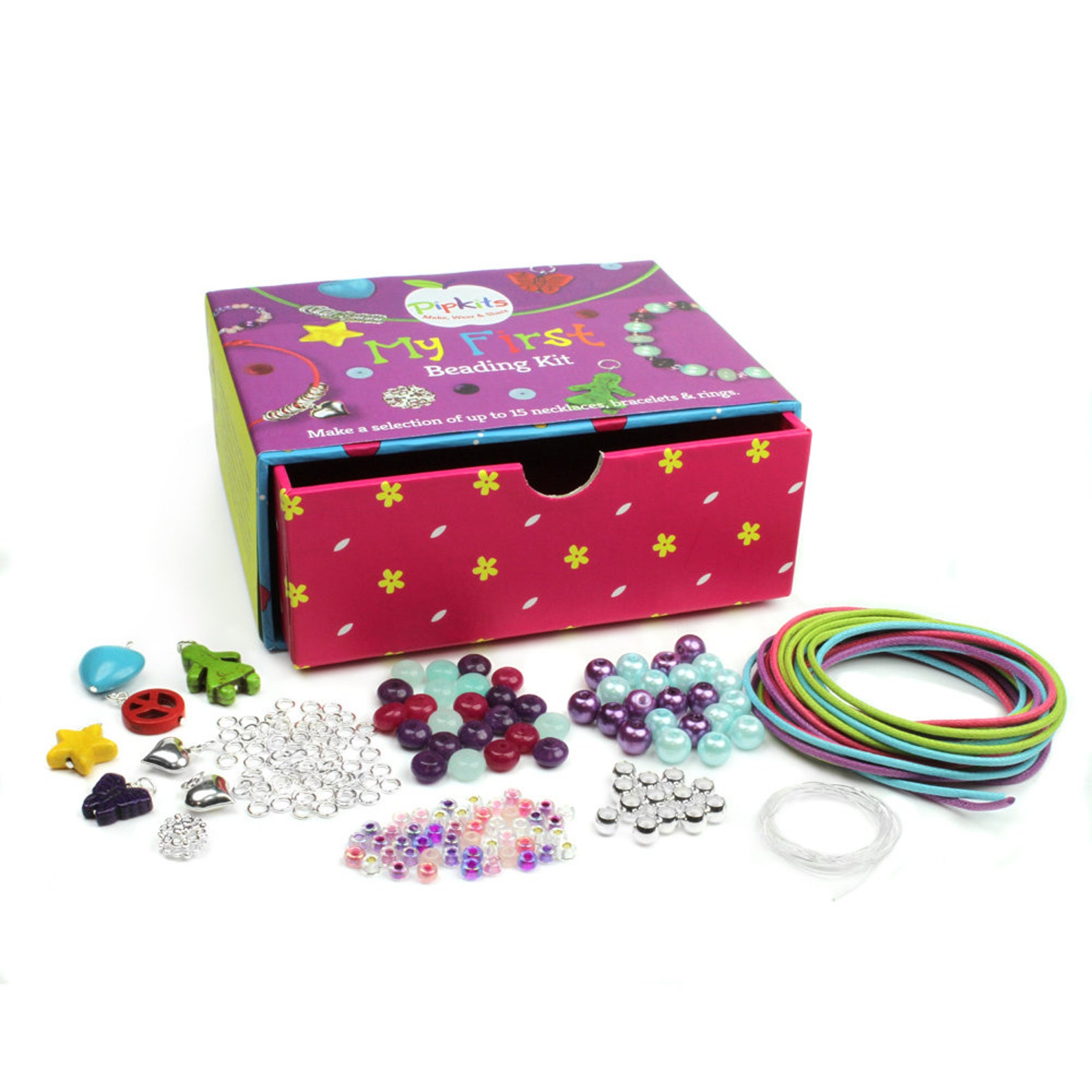 My First Beading Kit by Pipkits Jewellery Making Craft Kit Etsy