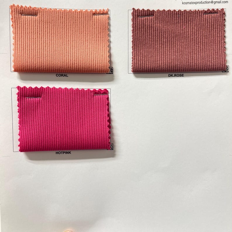 Rib knit fabric 2x1 . 60 inch width Baby Rib. Athena PD. 17 multicolor. dress, top, stripe rib stretch. afbeelding 9