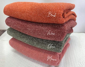 Sweater Fabric, Textured Ribbed Knit By The Yard