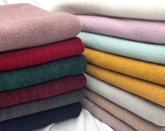 Sweater Knit Fabric, 96% Polyester 4 Spandex, 60-Inch Wide