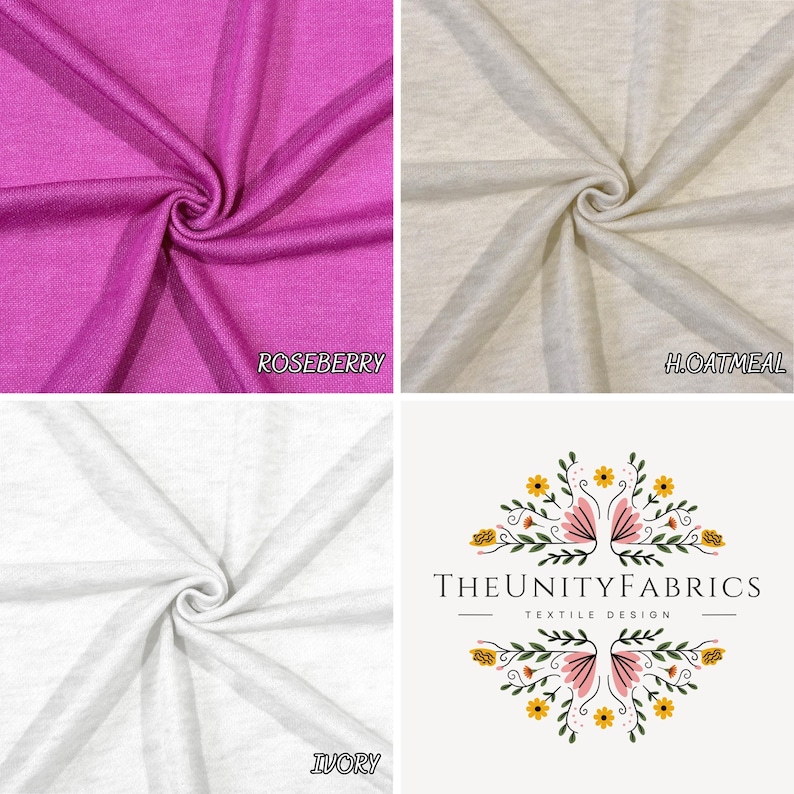 CP French Terry fabric. Stretch Fabric by yard. soft fabric. pajama, sweatshirts, tops , children's wear. fall fbric. wholesale fabric.