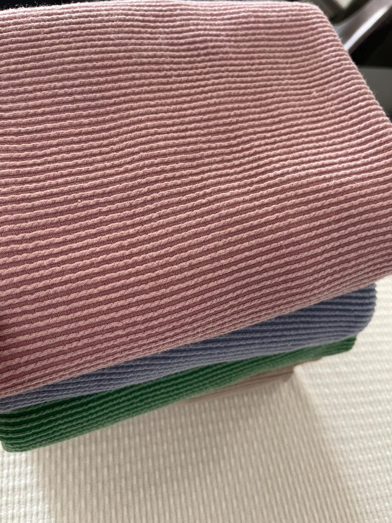Waved Urban Rib Knit Fabric by the Yard. HE114/WAVY-RIB. - Etsy