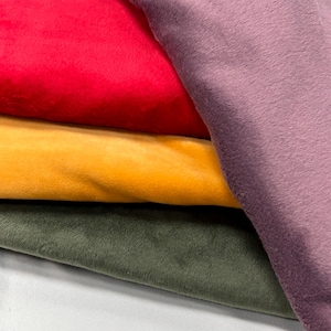 Minky Fabric By The Yard. Premium Quality C-Mink Pd  for Baby Blankets, Suffed Toys, Embroidery. Low pile, Smooth Minky. Plush.
