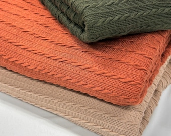 Jacquard Fabric by the Yard, Solid Color Textured for Fall and Heavy Dressmaking