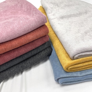 Thin Loop Terry fabric. Thin Towel Fabric. Solid color. Fabric by yard. sweatshirts, tops , children&#39;s wear