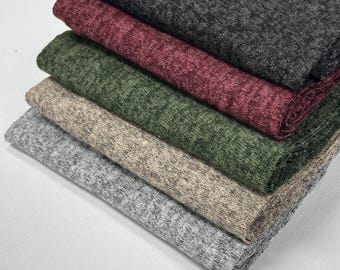 Hacci Knit Fabric, Soft Brushed Poly for Cardigans and Sweaters