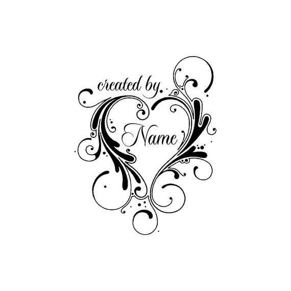 Personalized Custom Made Name Unmounted Rubber Stamps C19 Etsy