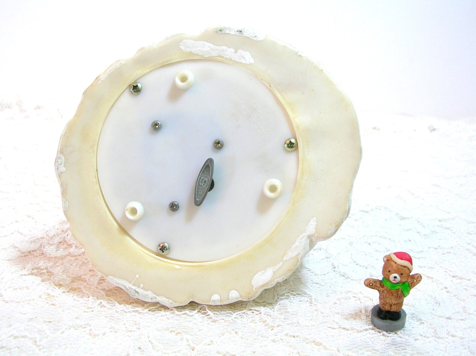 Vintage Ice Skating Bear Music Box Etsy