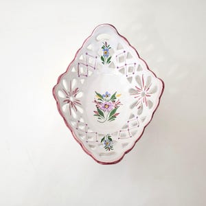 Handpainted Pottery Centerpiece Fruit Bowl Made in Portugal