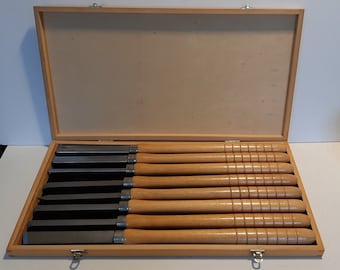 Wood Turning Chisels - 8 Piece Set