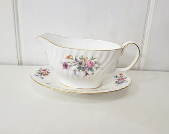 Minton Marlow Gravy Boat with Attached Underplate