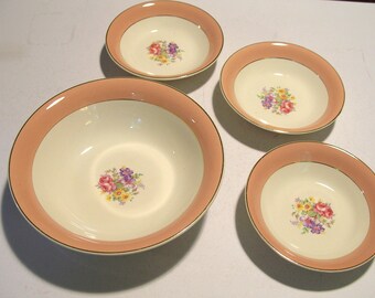 Cottagecore Floral Bowls Sandra Pattern