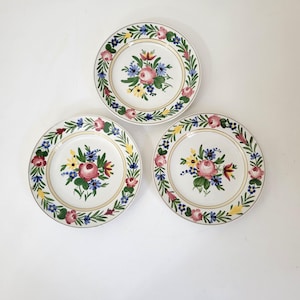 Villeroy and Boch Saxony Dresden Bread Plates Set of Three