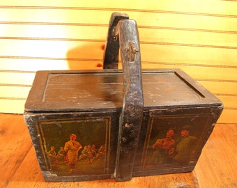 Vintage Chinese Storage Tote Box