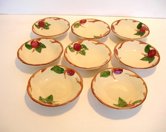 Franciscanware Apple 5" Dessert Bowls, Set Of Eight