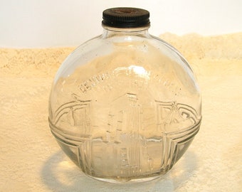 1933 World's Fair Bottle Souvenir Collectible