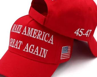 Trump Caps - 2024 USA Embroidered Hat Make America Great Again -Hat Election Campaign- Baseball Caps- Maga Hats.