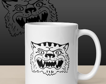 White Glossy Mug for Coffee & Tea Lovers | Sturdy Ceramic Mug | Dishwasher and Microwave Safe | Durable Tea Cup | High-Quality Glossy Mug
