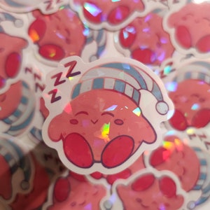 Sticker Kirby Dodo - Autocollant Vinyle Waterproof Holographique mignon drôle