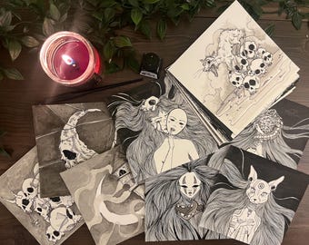 Original Ink Drawings (6 x 6)