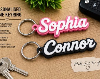 Personalised Name Keyring