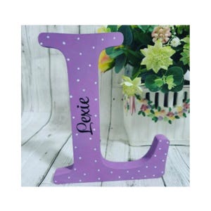 Personalised Freestanding Initial, Freestanding Letter, Wooden Letter, Wooden Initial, Personalised Gift, Bedroom Decor, Personalised Gift
