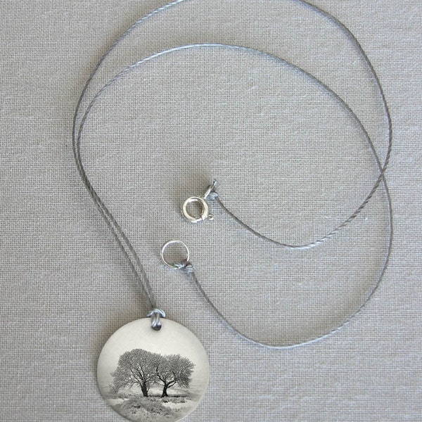 Two Trees Pendant - simple jewelry that is thoughtful, poetic and personal