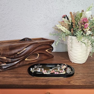 Hand carved wooden keepsake box, walnut and maple wooden memory box, handmade artisan box,  with maple laminate details, unique gift