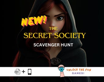 Scavenger Hunt | Join the Secret Society | At Home Game
