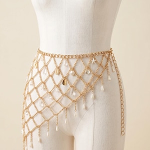 Layered Gold Chain Belt - Etsy display picture 3