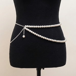 Pearl Chain Belt - Etsy display picture 1