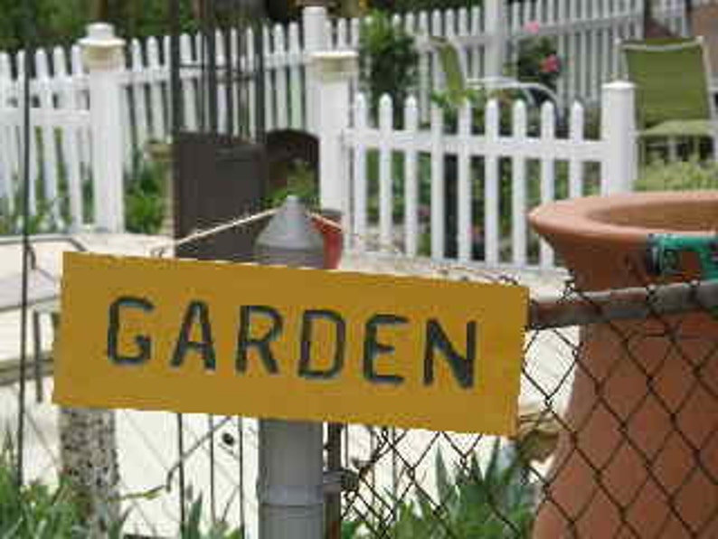 Custom Garden Sign Garden image 1