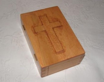 Carved Cross Box