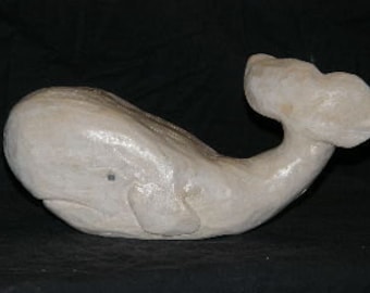 Carved White Whale