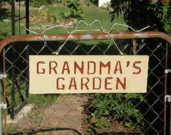 Custom Garden Sign - Grandma's Garden