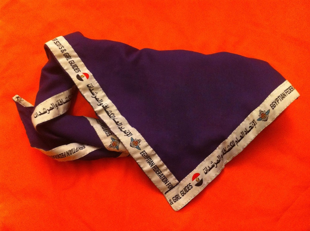Egyptian Federation for Scouts and Girl Guides Purple Neckerchief ...